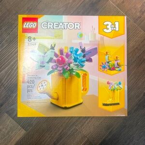 Lego Creator 3-1 Flowers in Watering Can #31149 Never Opened or Used
